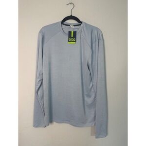 DSG Mens Training Long Sleeve Crew Neck Shirt Activewear‎ Top - Small